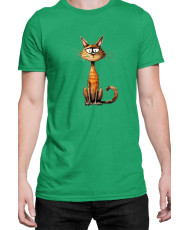 Мъжка Тениска Funny Cats Breeds Chausie