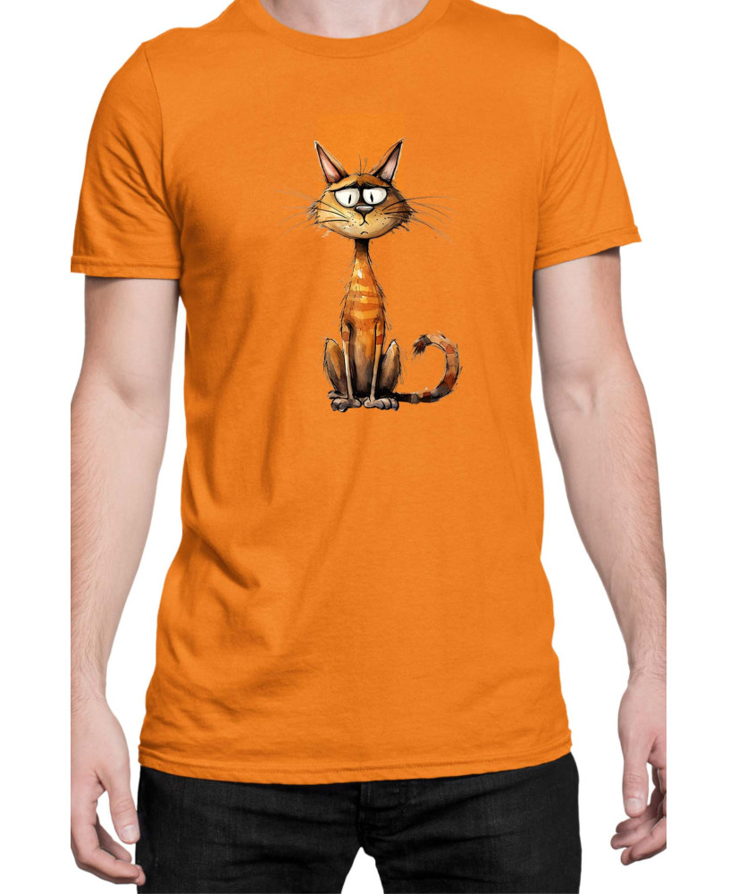 Мъжка Тениска Funny Cats Breeds Chausie