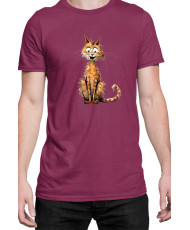 Мъжка Тениска Funny Cats Breeds Cheetoh