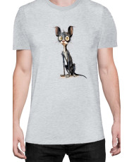 Мъжка Тениска Funny Cats Breeds Cornish Rex