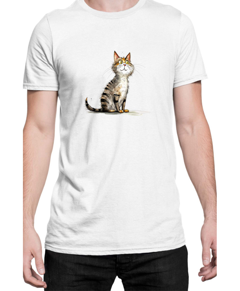 Мъжка Тениска Funny Cats Breeds Cyprus