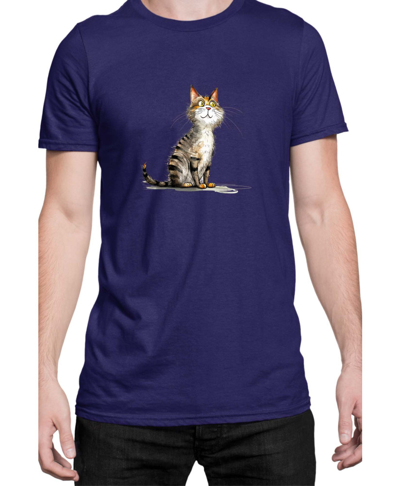Мъжка Тениска Funny Cats Breeds Cyprus