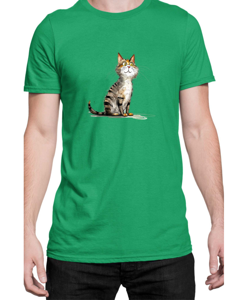 Мъжка Тениска Funny Cats Breeds Cyprus