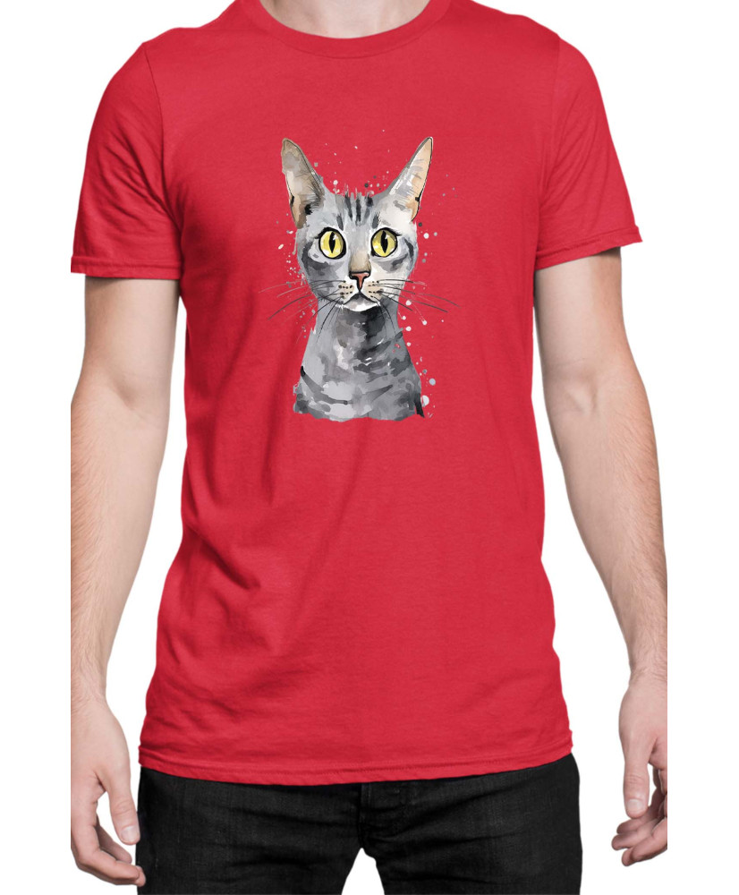 Мъжка Тениска Funny Cats Breeds Egyptian Mau 2