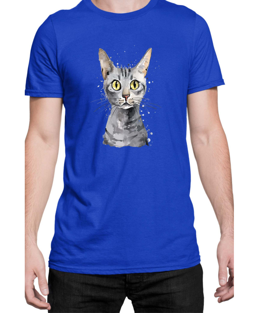 Мъжка Тениска Funny Cats Breeds Egyptian Mau 2