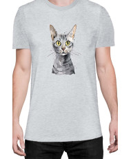 Мъжка Тениска Funny Cats Breeds Egyptian Mau 2