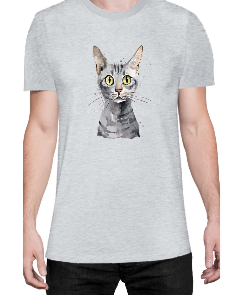 Мъжка Тениска Funny Cats Breeds Egyptian Mau 2