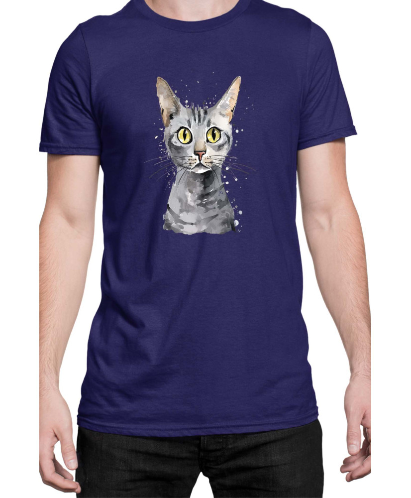Мъжка Тениска Funny Cats Breeds Egyptian Mau 2