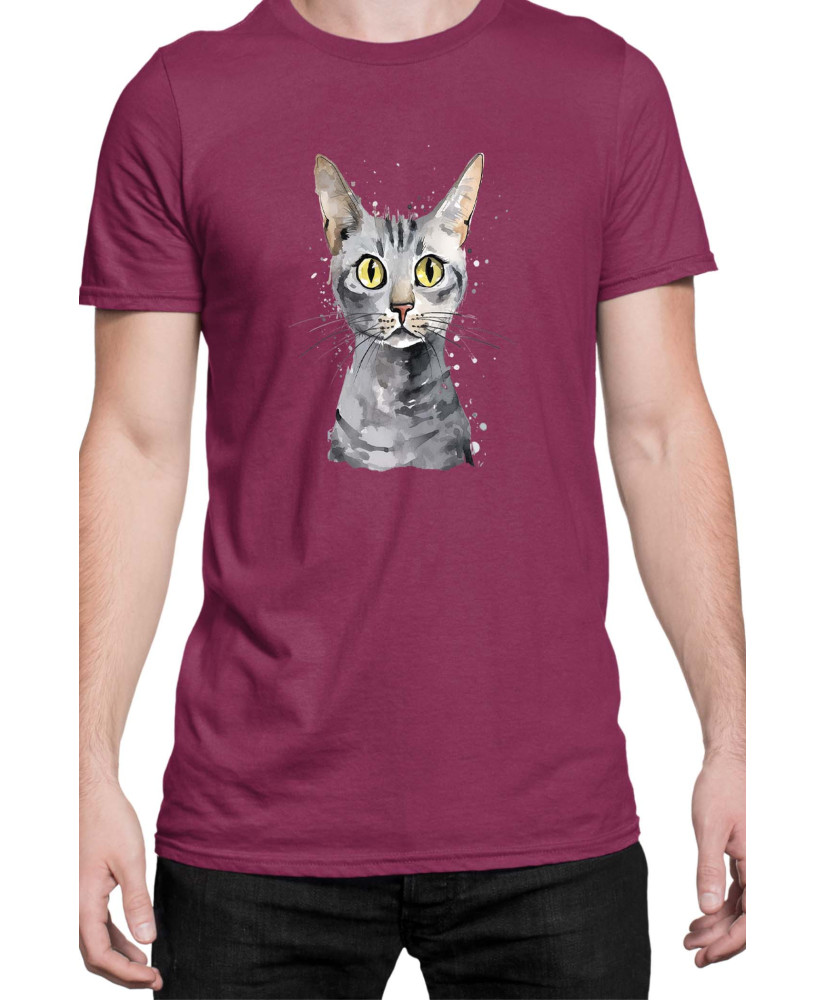 Мъжка Тениска Funny Cats Breeds Egyptian Mau 2