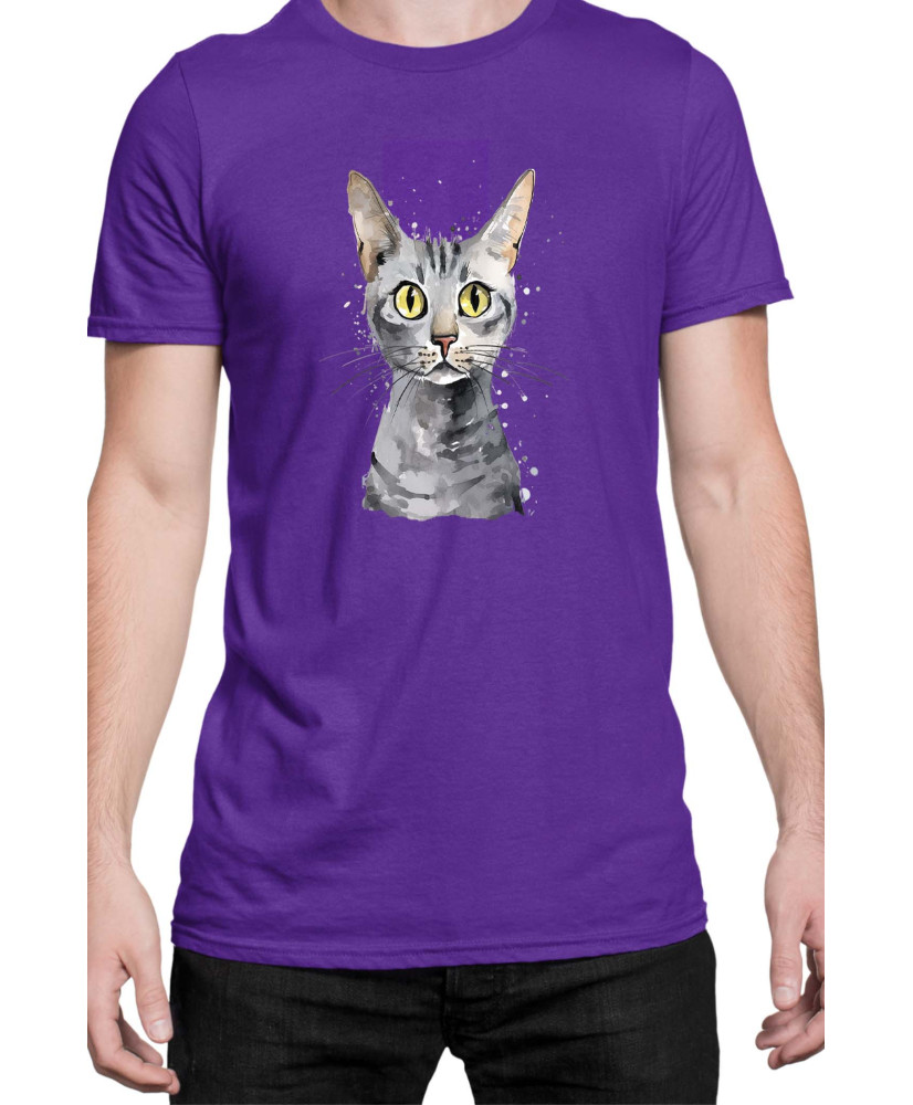 Мъжка Тениска Funny Cats Breeds Egyptian Mau 2
