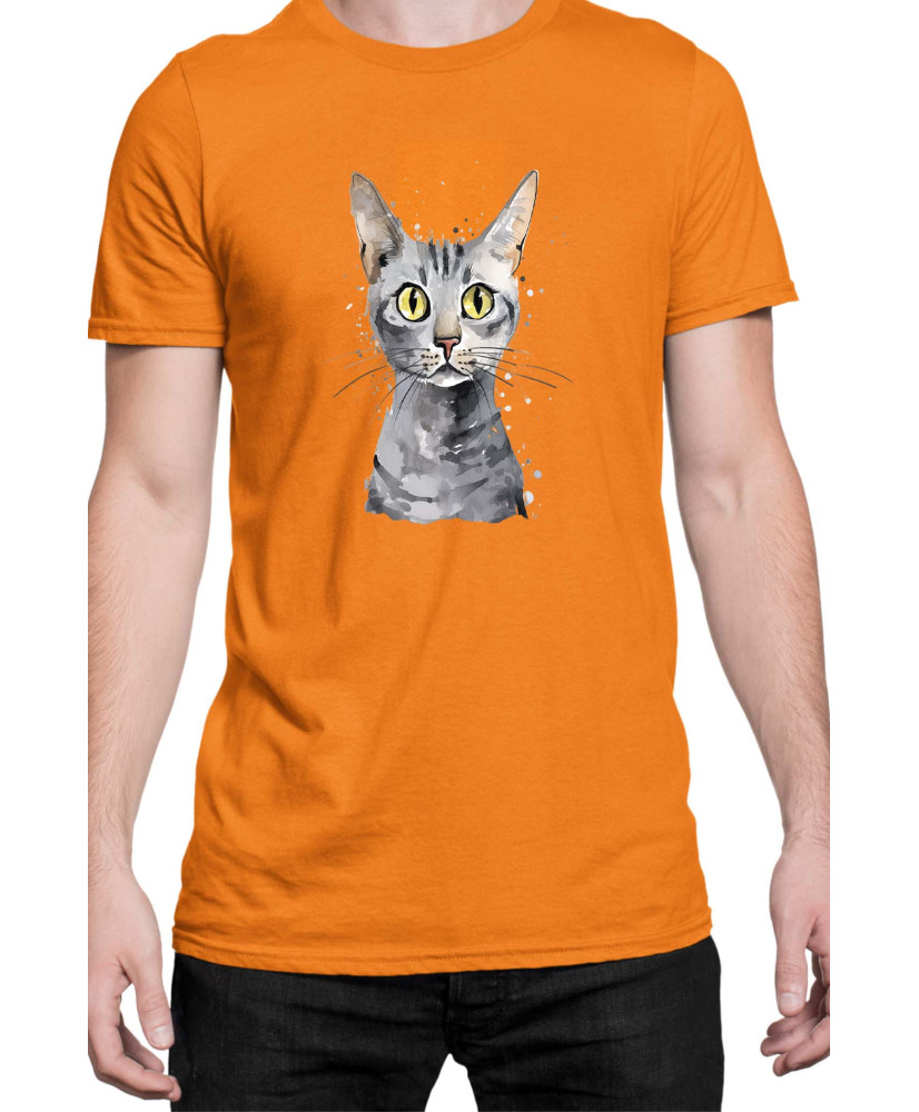 Мъжка Тениска Funny Cats Breeds Egyptian Mau 2