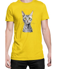 Мъжка Тениска Funny Cats Breeds Egyptian Mau 2