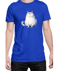 Мъжка Тениска Funny Cats Breeds Fat Cat
