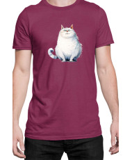 Мъжка Тениска Funny Cats Breeds Fat Cat