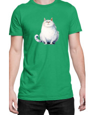 Мъжка Тениска Funny Cats Breeds Fat Cat