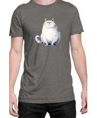 Мъжка Тениска Funny Cats Breeds Fat Cat
