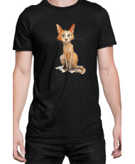 Мъжка Тениска Funny Cats Breeds Javanese 1
