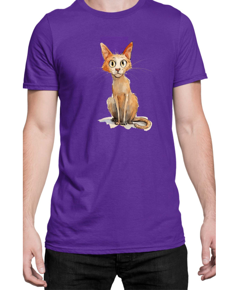 Мъжка Тениска Funny Cats Breeds Javanese 1