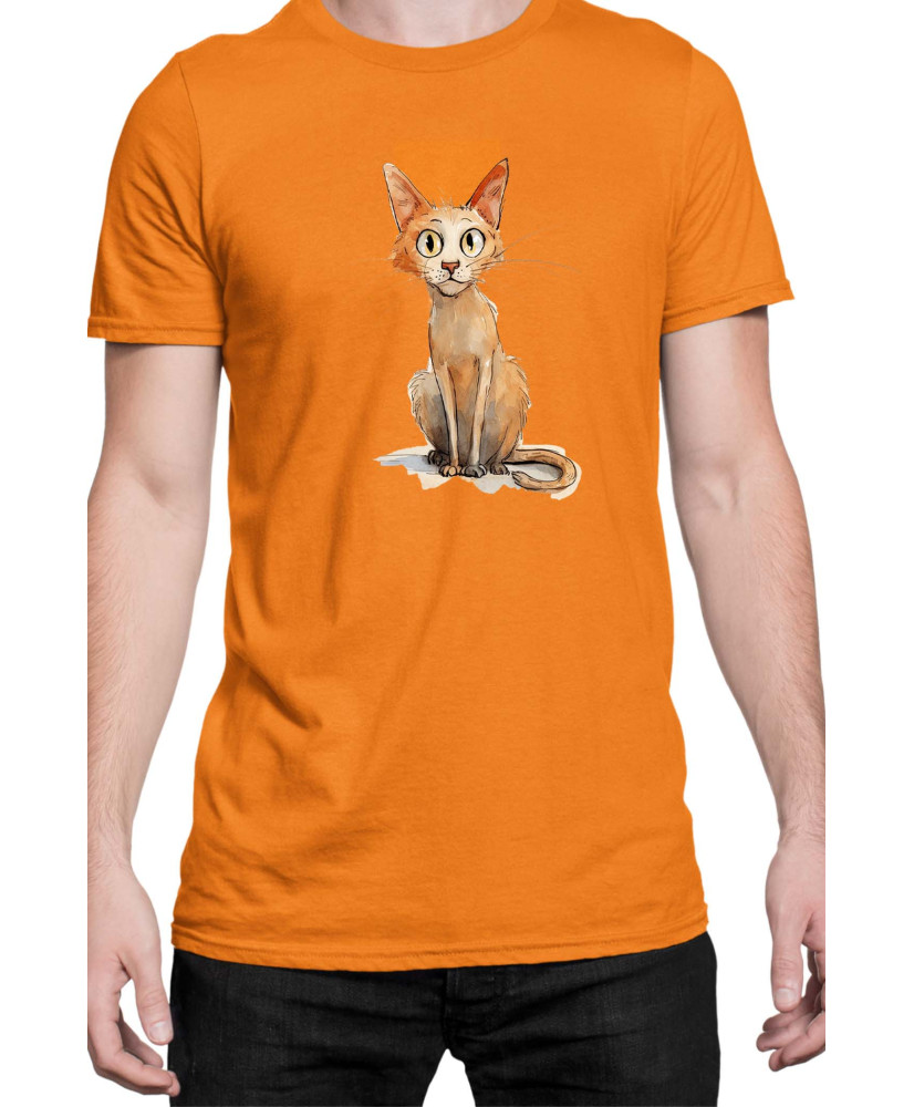 Мъжка Тениска Funny Cats Breeds Javanese 1