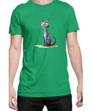 Мъжка Тениска Funny Cats Breeds Korat