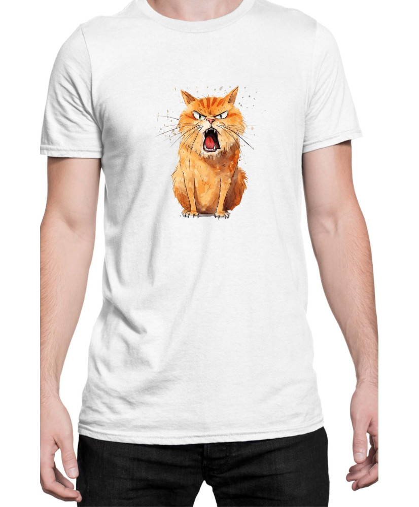 Мъжка Тениска Funny Cats Breeds Kurilian Bobtail