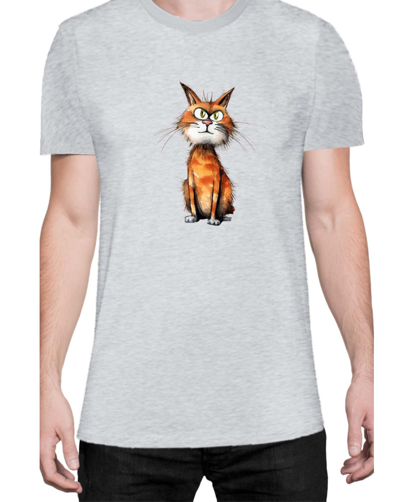 Мъжка Тениска Funny Cats Breeds Manx