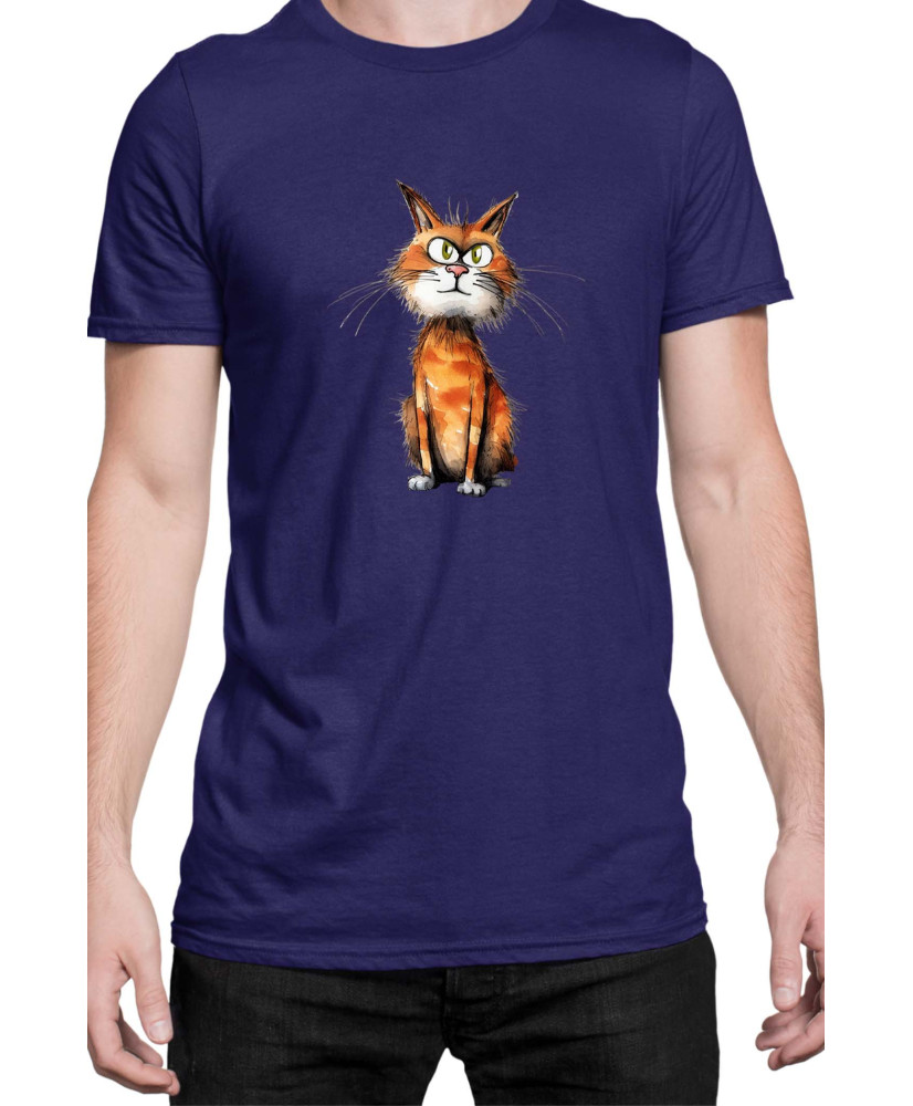 Мъжка Тениска Funny Cats Breeds Manx