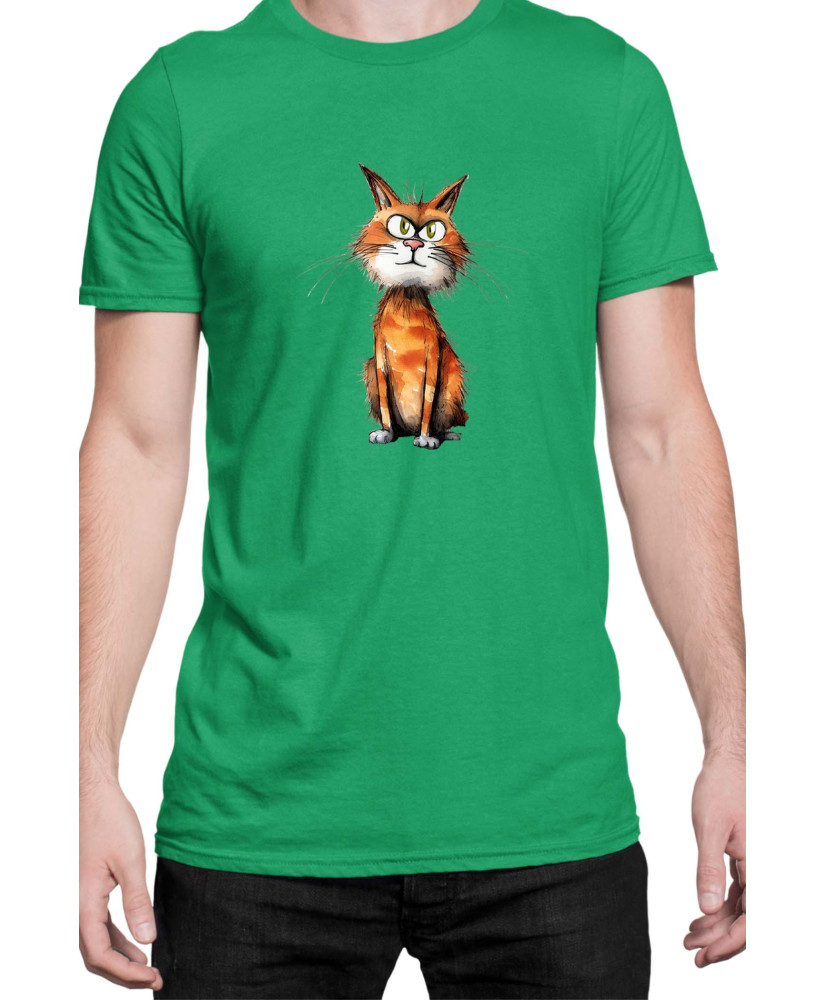 Мъжка Тениска Funny Cats Breeds Manx