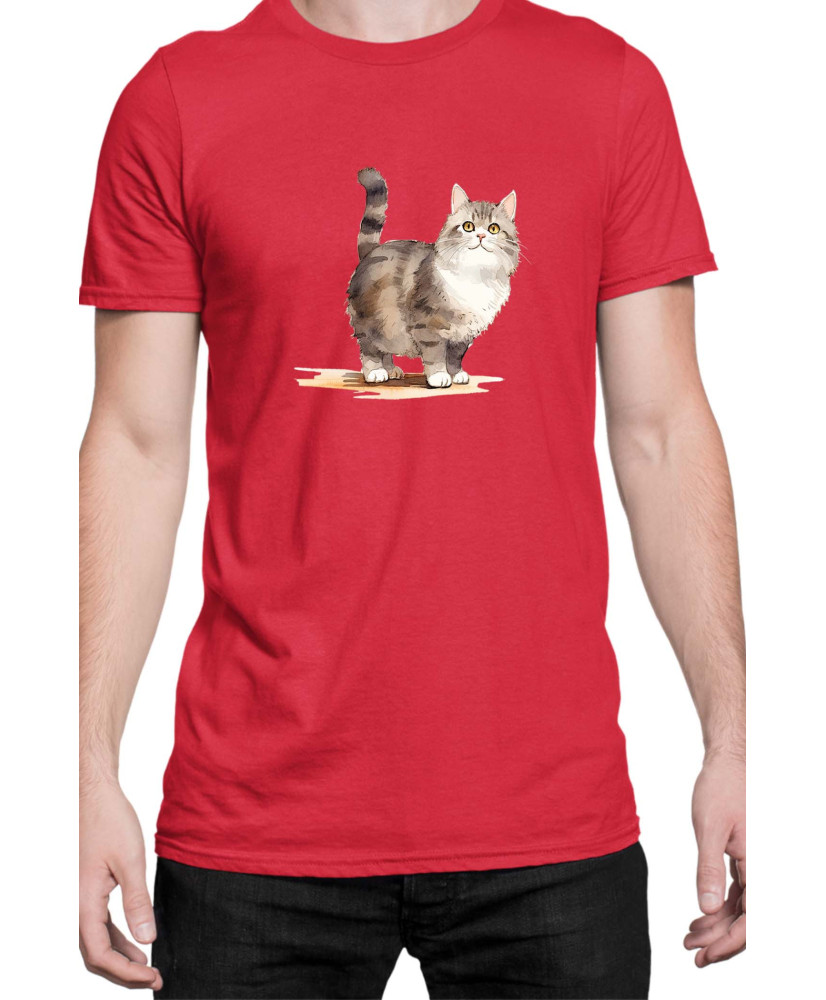Мъжка Тениска Funny Cats Breeds Munchkin 2