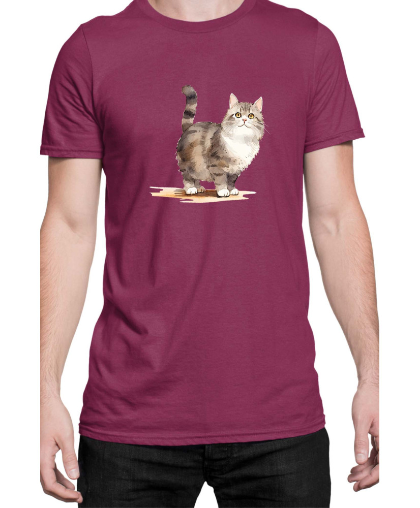 Мъжка Тениска Funny Cats Breeds Munchkin 2