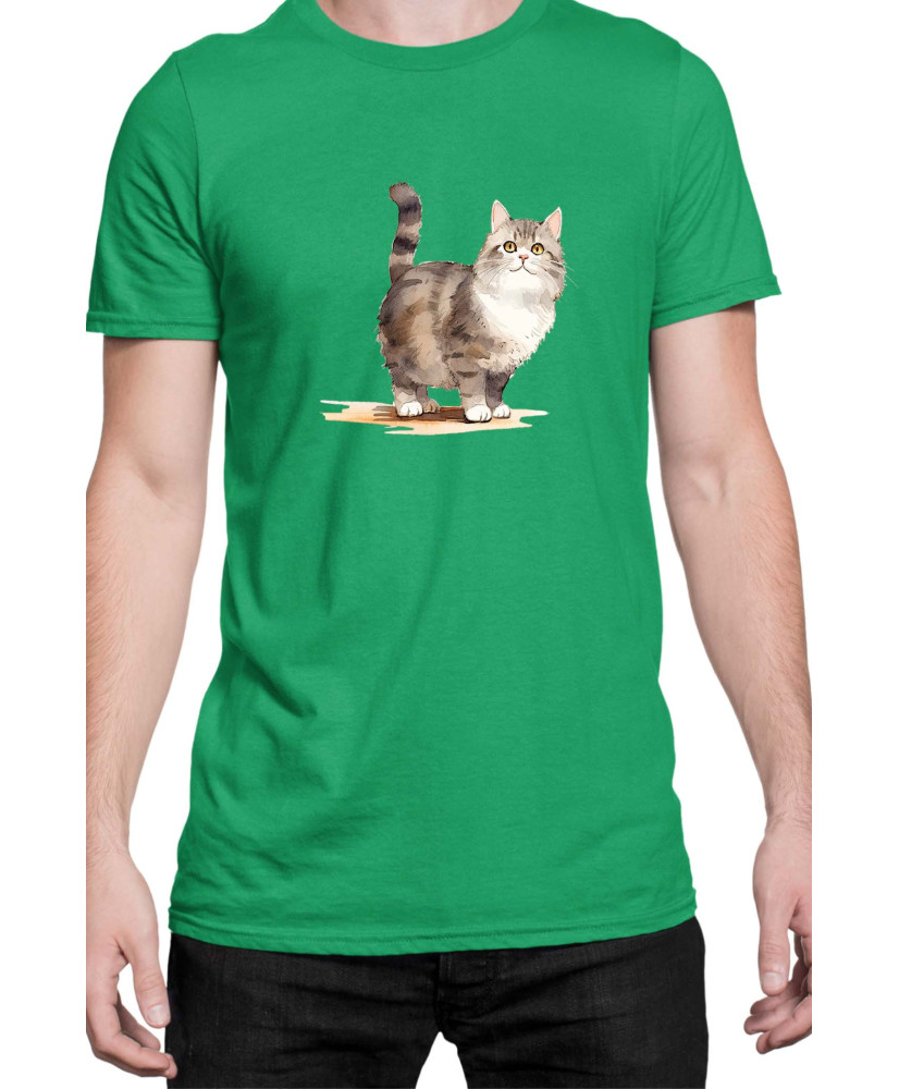 Мъжка Тениска Funny Cats Breeds Munchkin 2