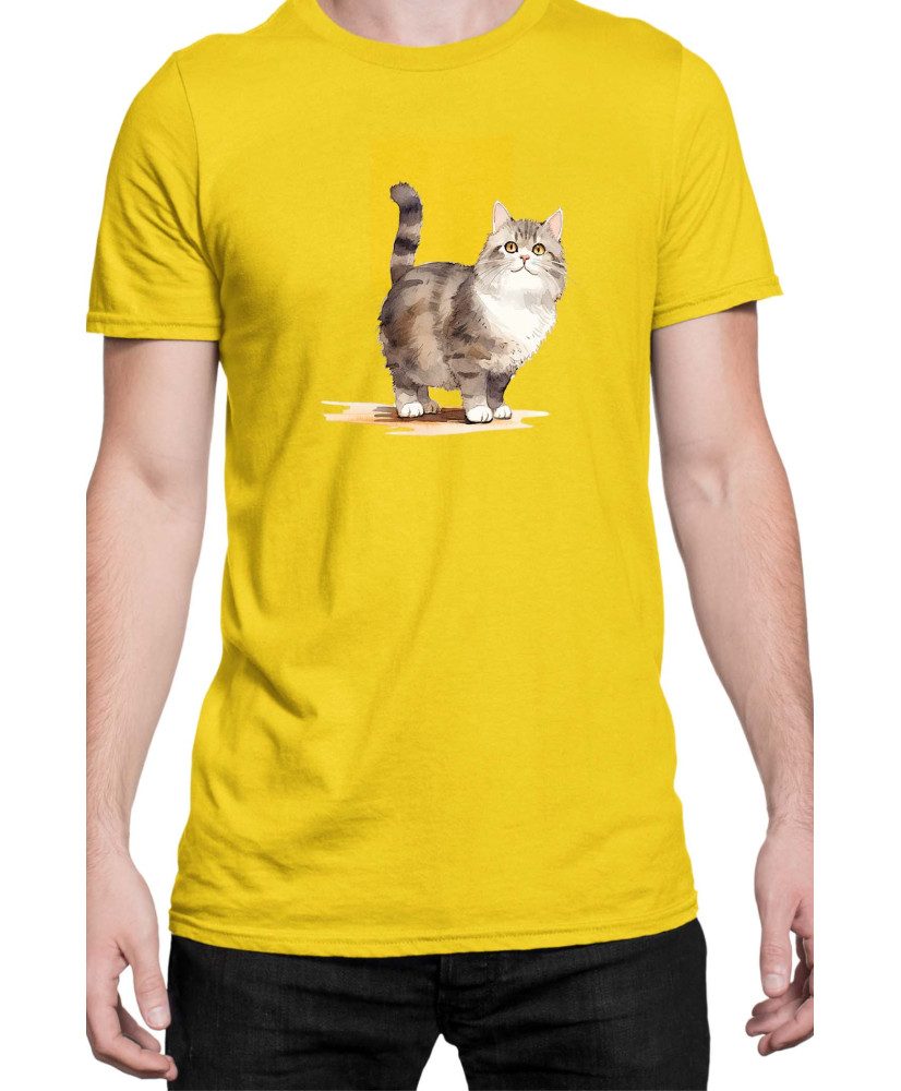 Мъжка Тениска Funny Cats Breeds Munchkin 2
