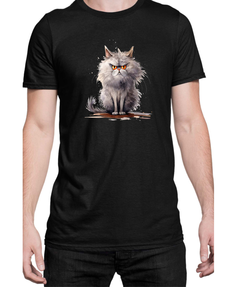 Мъжка Тениска Funny Cats Breeds Persian
