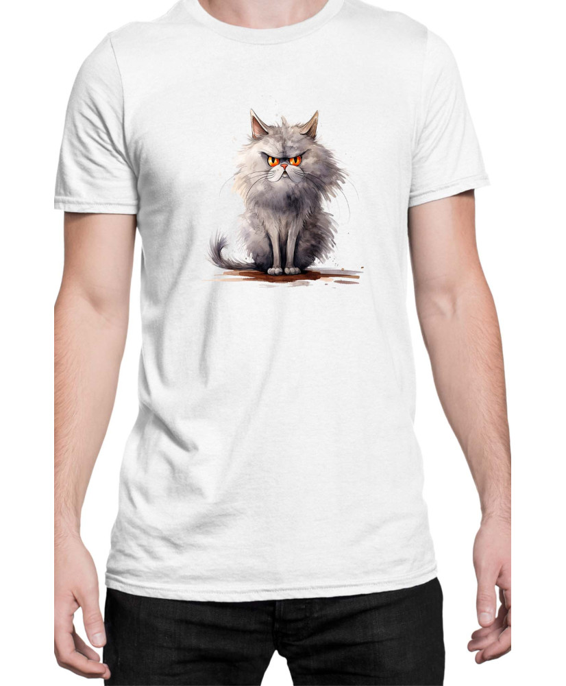 Мъжка Тениска Funny Cats Breeds Persian
