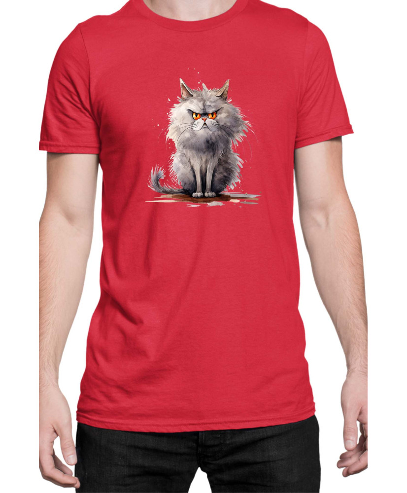 Мъжка Тениска Funny Cats Breeds Persian