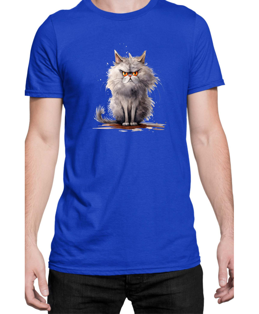 Мъжка Тениска Funny Cats Breeds Persian