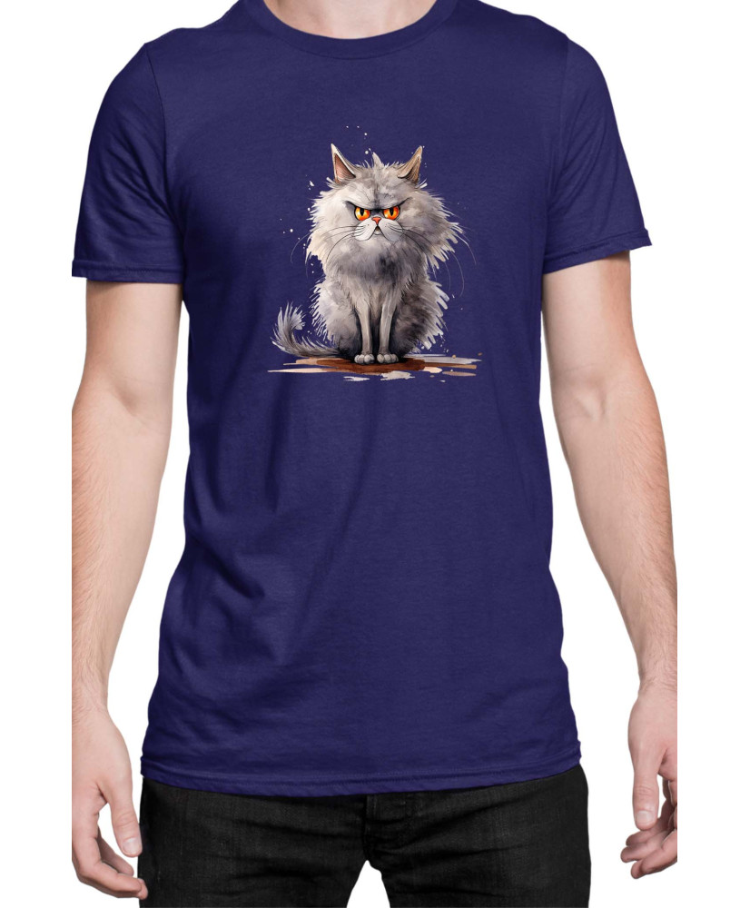 Мъжка Тениска Funny Cats Breeds Persian
