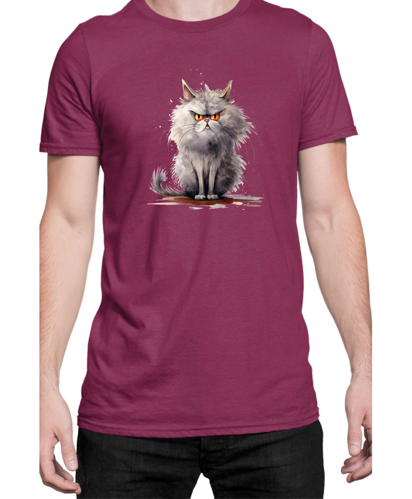 Мъжка Тениска Funny Cats Breeds Persian