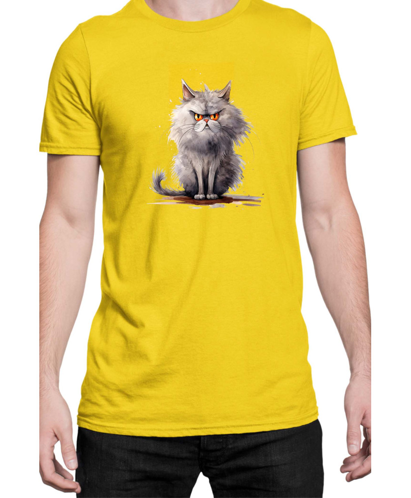 Мъжка Тениска Funny Cats Breeds Persian