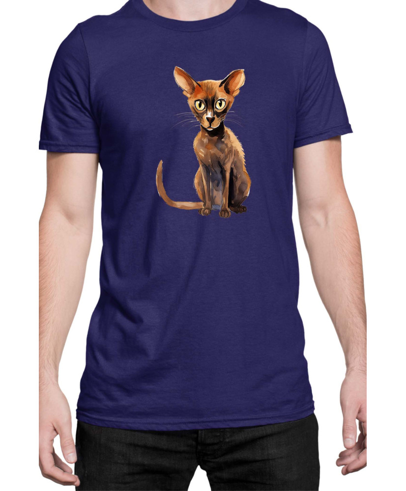 Мъжка Тениска Funny Cats Breeds Peterbald