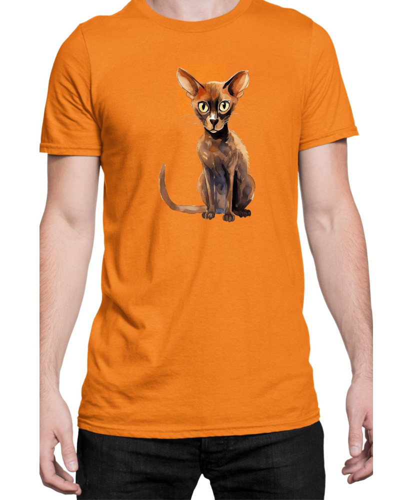 Мъжка Тениска Funny Cats Breeds Peterbald