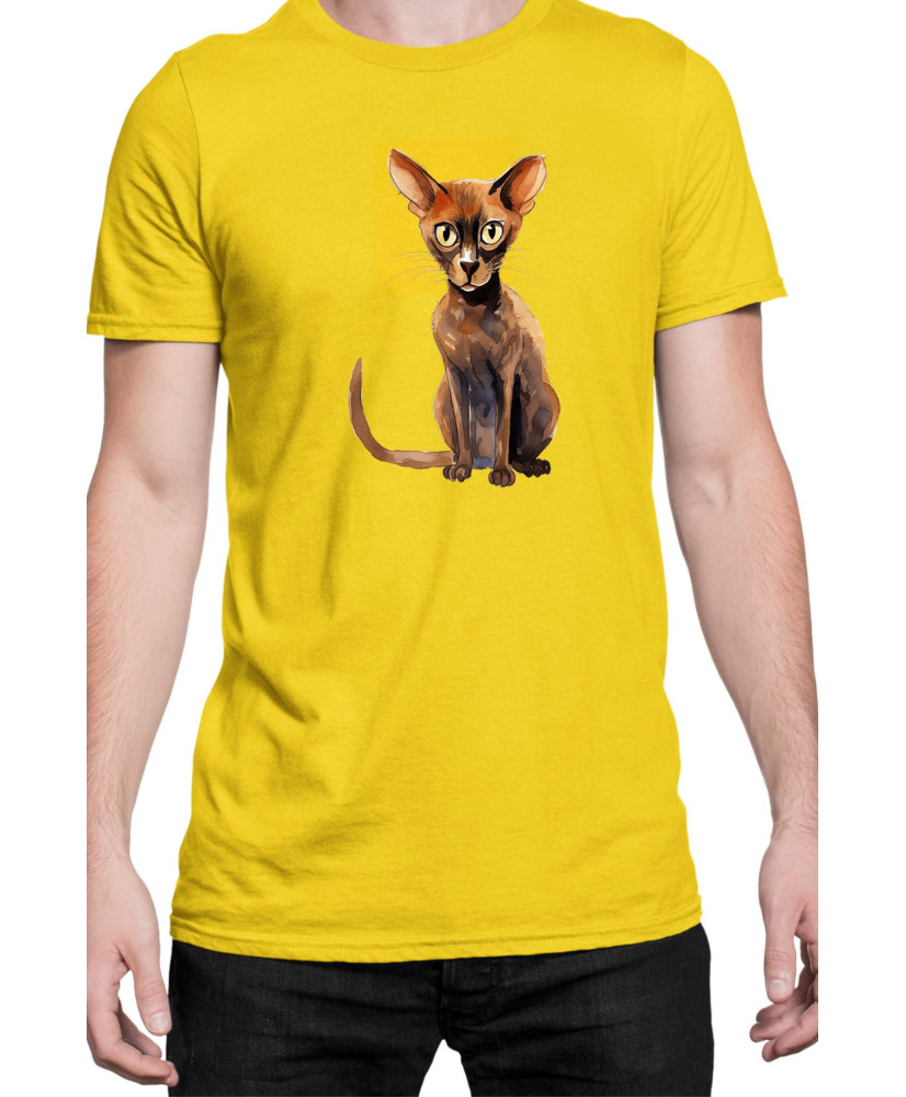 Мъжка Тениска Funny Cats Breeds Peterbald