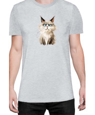 Мъжка Тениска Funny Cats Breeds Ragdoll