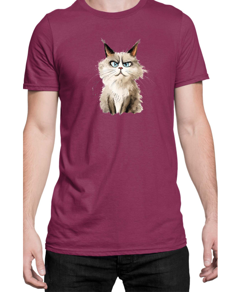 Мъжка Тениска Funny Cats Breeds Ragdoll