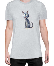 Мъжка Тениска Funny Cats Breeds Russian Blue 1