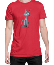 Мъжка Тениска Funny Cats Breeds Russian Blue 2