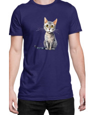 Мъжка Тениска Funny Cats Breeds Serrade Petit