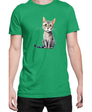 Мъжка Тениска Funny Cats Breeds Serrade Petit