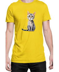 Мъжка Тениска Funny Cats Breeds Serrade Petit
