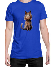 Мъжка Тениска Funny Cats Breeds York Chocolate